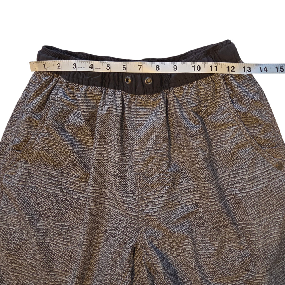 Vuori Kore Shorts Men S or XS Gray Plaid Lined Missing Drawcord Running Jogging - Picture 5 of 8